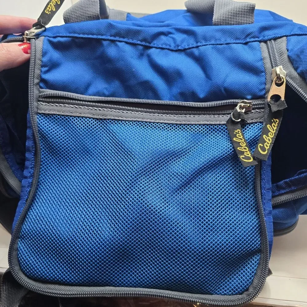 Cabela's Catch All Gear Small Bag Hunting Fishing Range Duffel Luggage Blue
